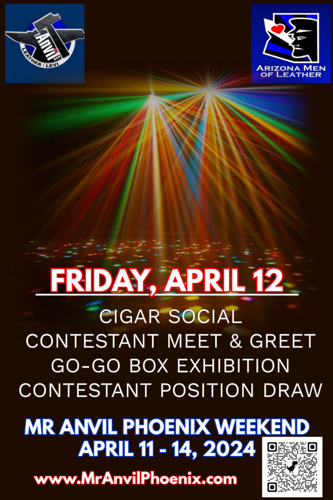 Mr Anvil Phoenix - Title Contest - Friday Schedule